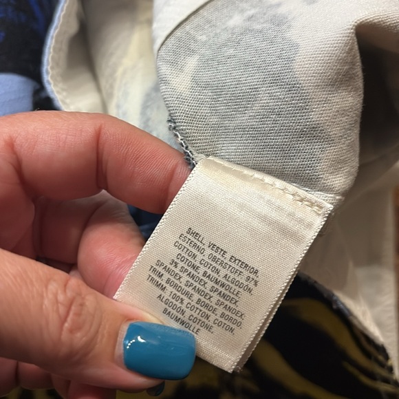 Anthropologie Maeve Rodney bold floral Print Women's Skirt adjustable buckles 0 - Picture 14 of 14